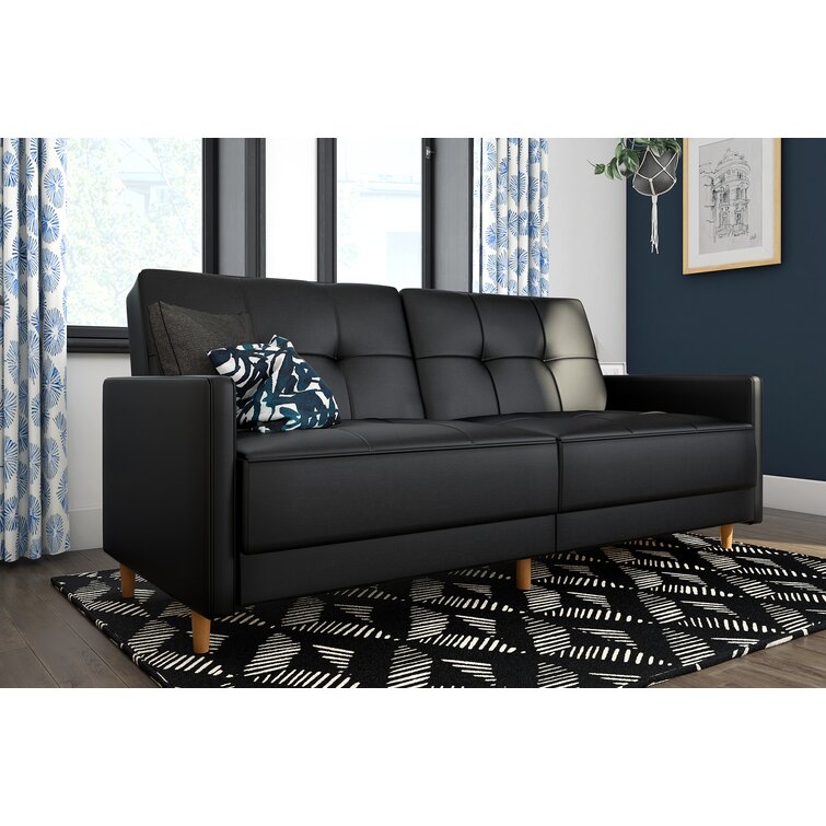 Wayfair leather sofa deals bed